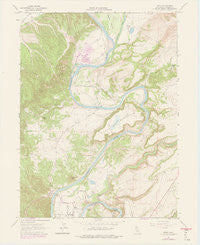 Bend California Historical topographic map, 1:24000 scale, 7.5 X 7.5 Minute, Year 1965