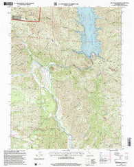 Benmore Canyon California Historical topographic map, 1:24000 scale, 7.5 X 7.5 Minute, Year 1996