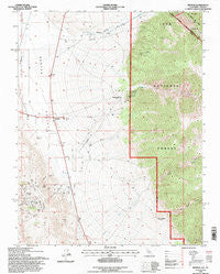 Benton California Historical topographic map, 1:24000 scale, 7.5 X 7.5 Minute, Year 1994