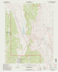 Benton Hot Springs California Historical topographic map, 1:24000 scale, 7.5 X 7.5 Minute, Year 1994