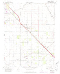 Berenda California Historical topographic map, 1:24000 scale, 7.5 X 7.5 Minute, Year 1961