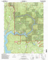 Berry Creek California Historical topographic map, 1:24000 scale, 7.5 X 7.5 Minute, Year 1994
