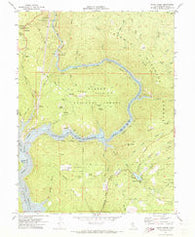 Berry Creek California Historical topographic map, 1:24000 scale, 7.5 X 7.5 Minute, Year 1970