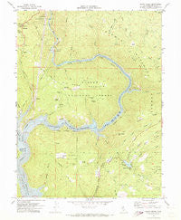 Berry Creek California Historical topographic map, 1:24000 scale, 7.5 X 7.5 Minute, Year 1970