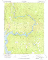 Berry Creek California Historical topographic map, 1:24000 scale, 7.5 X 7.5 Minute, Year 1970