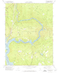 Berry Creek California Historical topographic map, 1:24000 scale, 7.5 X 7.5 Minute, Year 1970