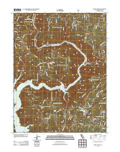 Berry Creek California Historical topographic map, 1:24000 scale, 7.5 X 7.5 Minute, Year 2012