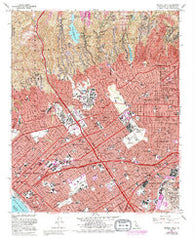 Beverly Hills California Historical topographic map, 1:24000 scale, 7.5 X 7.5 Minute, Year 1966