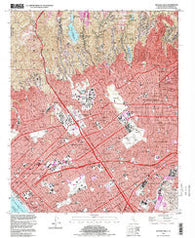Beverly Hills California Historical topographic map, 1:24000 scale, 7.5 X 7.5 Minute, Year 1995