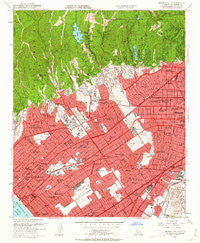 Beverly Hills California Historical topographic map, 1:24000 scale, 7.5 X 7.5 Minute, Year 1950