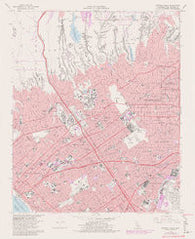 Beverly Hills California Historical topographic map, 1:24000 scale, 7.5 X 7.5 Minute, Year 1966