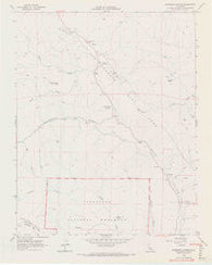 Bickmore Canyon California Historical topographic map, 1:24000 scale, 7.5 X 7.5 Minute, Year 1968