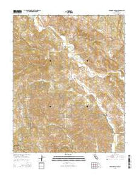 Bickmore Canyon California Current topographic map, 1:24000 scale, 7.5 X 7.5 Minute, Year 2015
