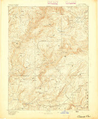 Bidwell Bar California Historical topographic map, 1:125000 scale, 30 X 30 Minute, Year 1893