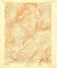 Bidwell Bar California Historical topographic map, 1:125000 scale, 30 X 30 Minute, Year 1897