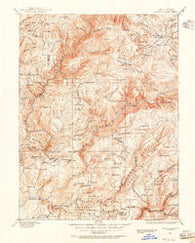Bidwell Bar California Historical topographic map, 1:125000 scale, 30 X 30 Minute, Year 1888