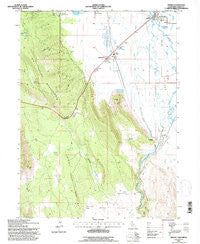 Bieber California Historical topographic map, 1:24000 scale, 7.5 X 7.5 Minute, Year 1993