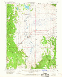 Bieber California Historical topographic map, 1:62500 scale, 15 X 15 Minute, Year 1961