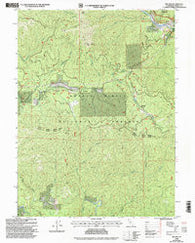 Big Bar California Historical topographic map, 1:24000 scale, 7.5 X 7.5 Minute, Year 1998
