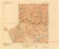 Big Bar and Vicinity California Historical topographic map, 1:250000 scale, 30 X 30 Minute, Year 1915