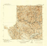 Big Bar and Vicinity California Historical topographic map, 1:250000 scale, 30 X 30 Minute, Year 1915