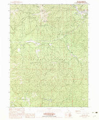 Big Bar California Historical topographic map, 1:24000 scale, 7.5 X 7.5 Minute, Year 1982