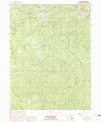 Big Bar California Historical topographic map, 1:24000 scale, 7.5 X 7.5 Minute, Year 1982