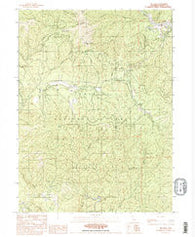 Big Bar California Historical topographic map, 1:24000 scale, 7.5 X 7.5 Minute, Year 1982
