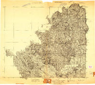 Big Bar California Historical topographic map, 1:96000 scale, 30 X 30 Minute, Year 1909