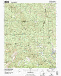 Big Basin California Historical topographic map, 1:24000 scale, 7.5 X 7.5 Minute, Year 1997