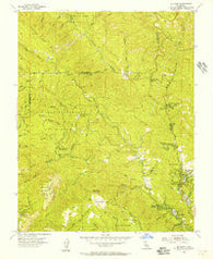 Big Basin California Historical topographic map, 1:24000 scale, 7.5 X 7.5 Minute, Year 1955