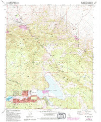 Big Bear City California Historical topographic map, 1:24000 scale, 7.5 X 7.5 Minute, Year 1971