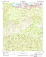 Big Bear Lake California Historical topographic map, 1:24000 scale, 7.5 X 7.5 Minute, Year 1970