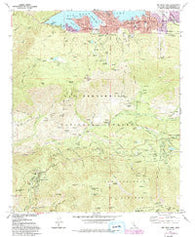 Big Bear Lake California Historical topographic map, 1:24000 scale, 7.5 X 7.5 Minute, Year 1970