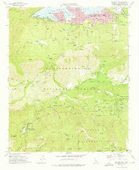 Big Bear Lake California Historical topographic map, 1:24000 scale, 7.5 X 7.5 Minute, Year 1970