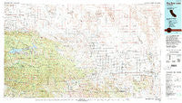 Big Bear Lake California Historical topographic map, 1:100000 scale, 30 X 60 Minute, Year 1982