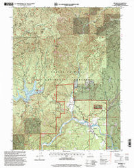 Big Bend California Historical topographic map, 1:24000 scale, 7.5 X 7.5 Minute, Year 1998