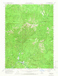 Big Bend California Historical topographic map, 1:62500 scale, 15 X 15 Minute, Year 1961