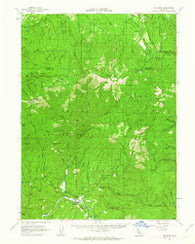 Big Bend California Historical topographic map, 1:62500 scale, 15 X 15 Minute, Year 1961