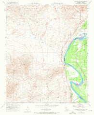 Big Maria Mts NE California Historical topographic map, 1:24000 scale, 7.5 X 7.5 Minute, Year 1954