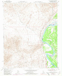 Big Maria Mts NE California Historical topographic map, 1:24000 scale, 7.5 X 7.5 Minute, Year 1954