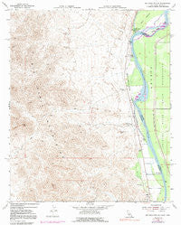 Big Maria Mts. SE California Historical topographic map, 1:24000 scale, 7.5 X 7.5 Minute, Year 1955