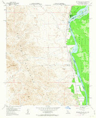 Big Maria Mts SE California Historical topographic map, 1:24000 scale, 7.5 X 7.5 Minute, Year 1955