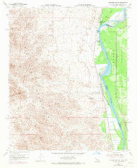 Big Maria Mts SE California Historical topographic map, 1:24000 scale, 7.5 X 7.5 Minute, Year 1955