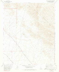 Big Maria Mts SW California Historical topographic map, 1:24000 scale, 7.5 X 7.5 Minute, Year 1971