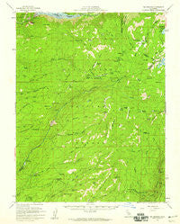 Big Meadow California Historical topographic map, 1:62500 scale, 15 X 15 Minute, Year 1956
