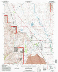 Big Pine California Historical topographic map, 1:24000 scale, 7.5 X 7.5 Minute, Year 1994