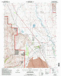 Big Pine California Historical topographic map, 1:24000 scale, 7.5 X 7.5 Minute, Year 1994