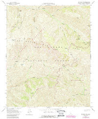 Big Pine Mtn California Historical topographic map, 1:24000 scale, 7.5 X 7.5 Minute, Year 1964