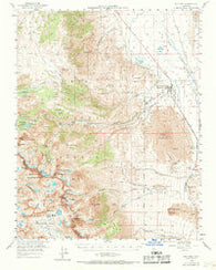 Big Pine California Historical topographic map, 1:62500 scale, 15 X 15 Minute, Year 1958